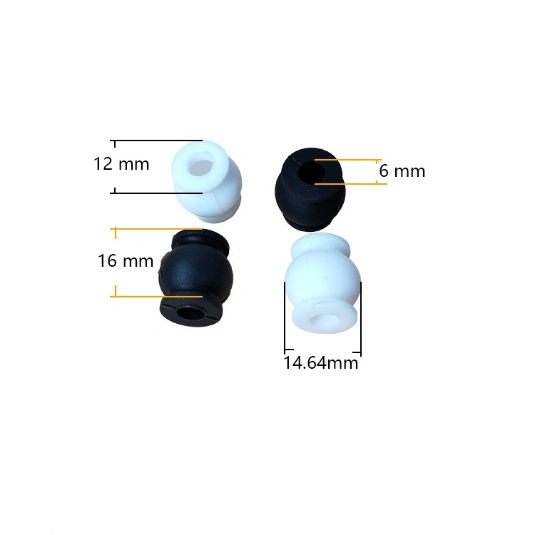 M3 El amortiguador de caucho Bolas para el controlador de vuelo montaje flexible pelotas de la absorción de rayos UVA/bola de amortiguación de silicona para la Cámara de antena de facto