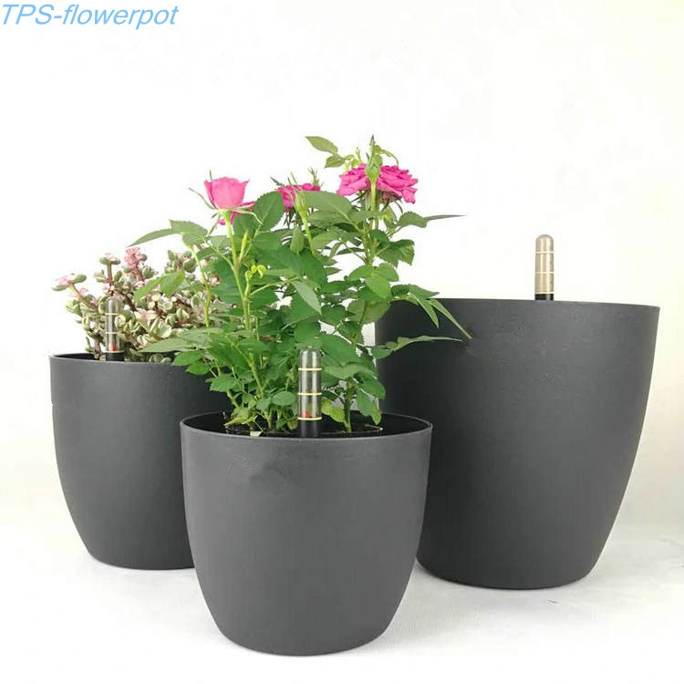 Automatic Water Absorbing Flower Pot with Water Level Gauge