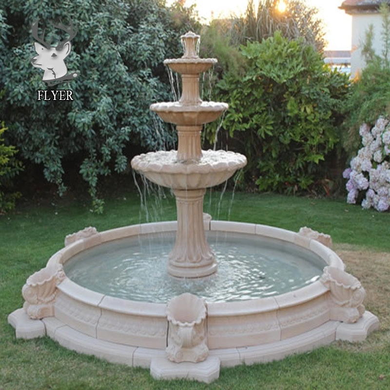 Garden Stone Products Customize Antique Black Stone Marble Water Fountain