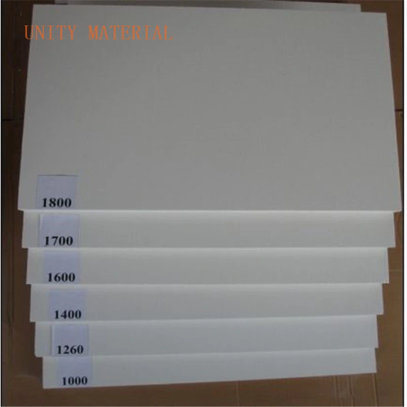 Super Wool Aluminium Silicate Ceramic Fiber Board 80mm Thickness Heat Insulation Materials