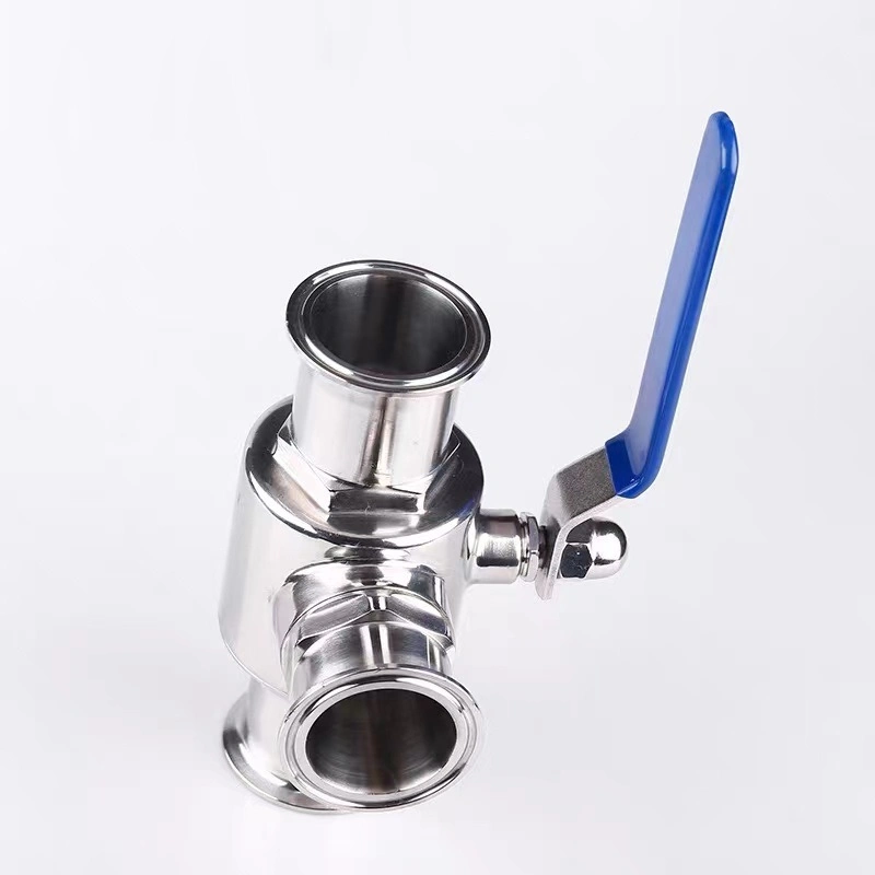 Straight Sanitary Stainless Steel Ball Valve Fittings with One-Stop Ball Valve