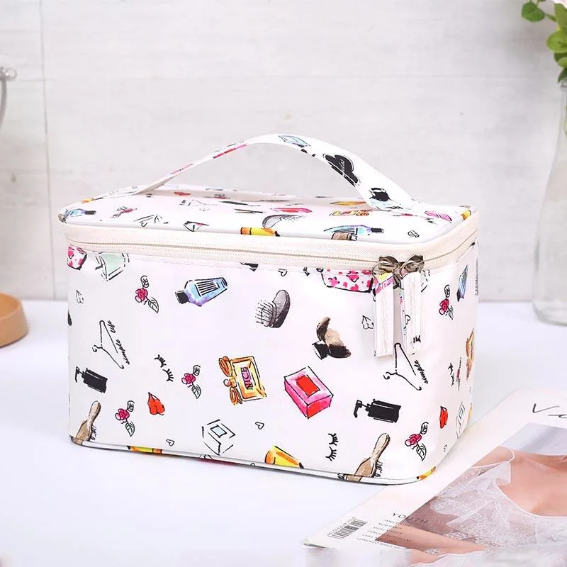 Fashion Makeup Bag Large Capacity Travel Cosmetics Brush Bag