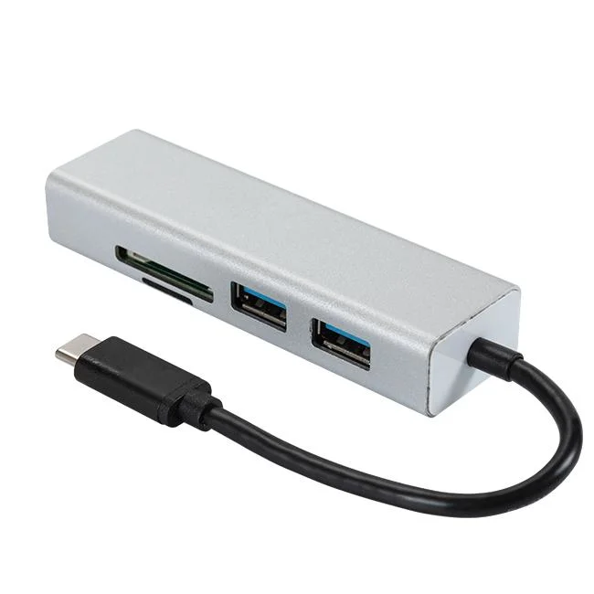 5 en 1 USB Hub carte multiport avec TD/lecteur de carte SD