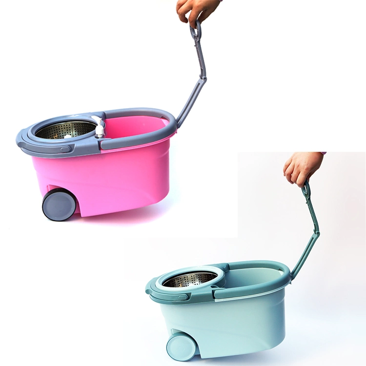 Magic 360 Spin Mop Bucket Set with Wheels Household Items Cleaning Tool Lazy Rotating Mop