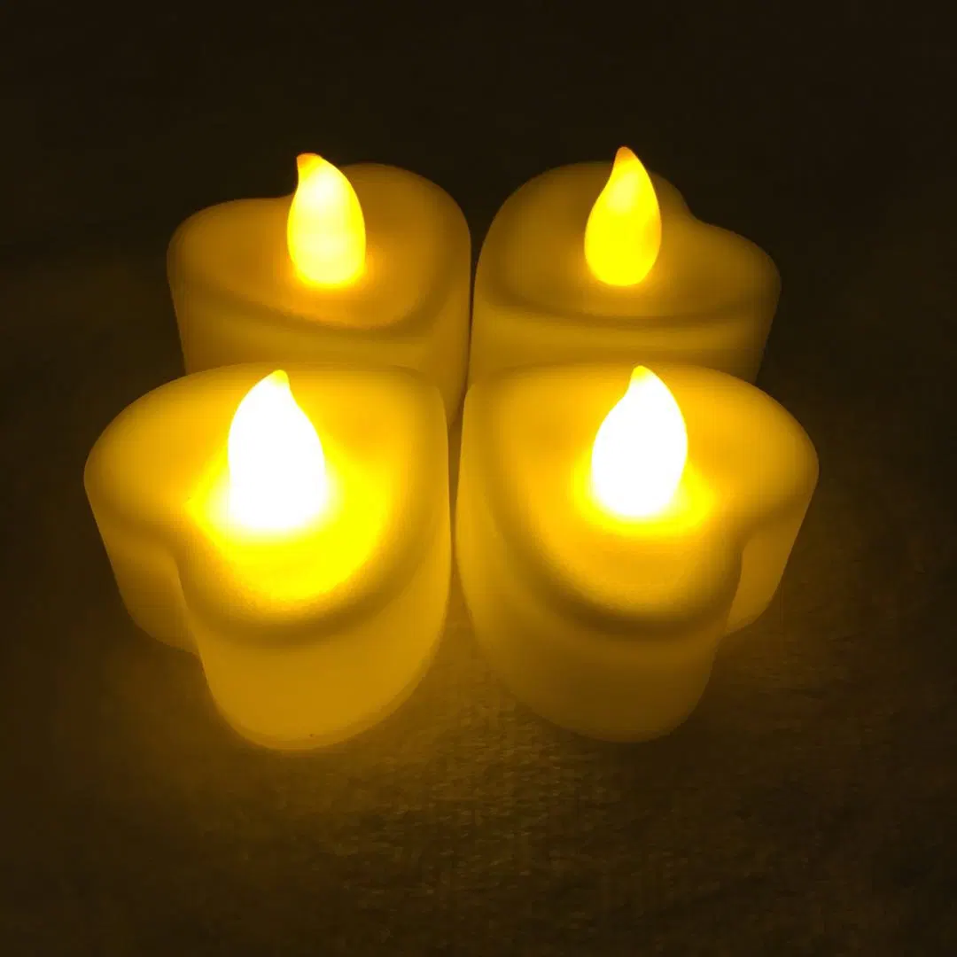 LED de batería de la luz de velas velas de té sin flama