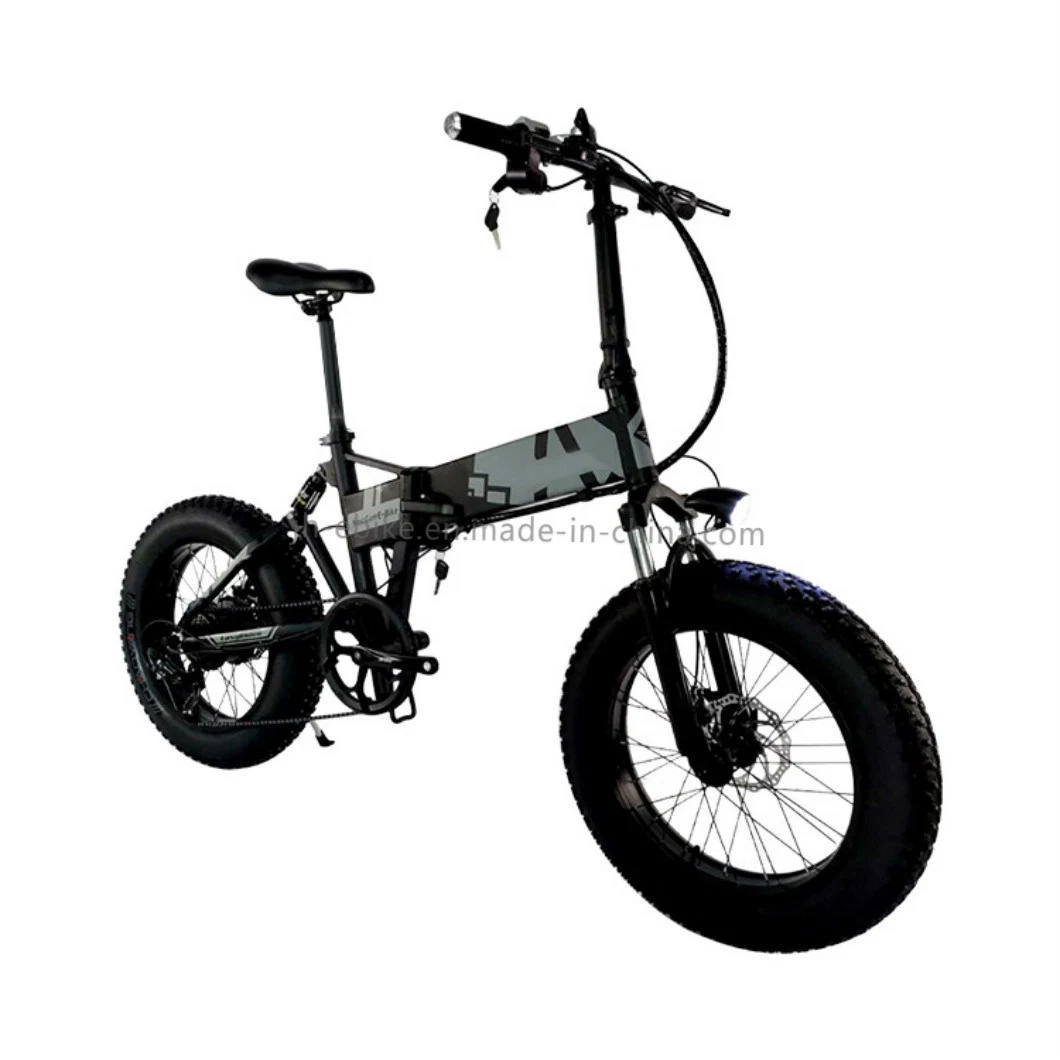 Grasa Dropshipping bicicleta eléctrica del motor de cubo de 20 pulgadas 350W Bicicleta eléctrica bicicleta eléctrica del motor de cubo de 36V