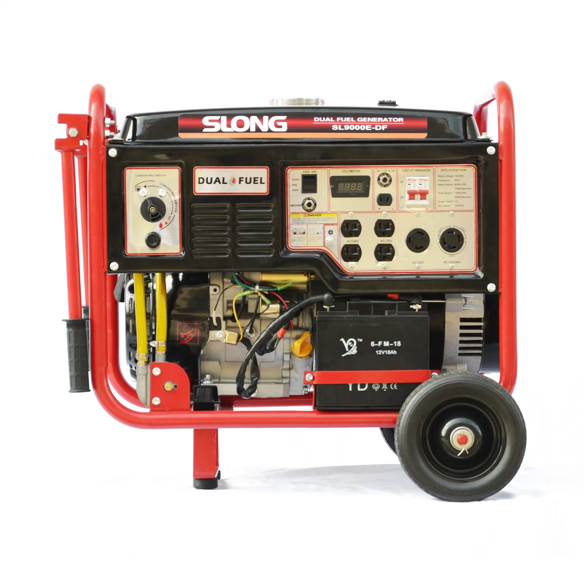 E. Slong Brand Portable Gas Generators 6kw