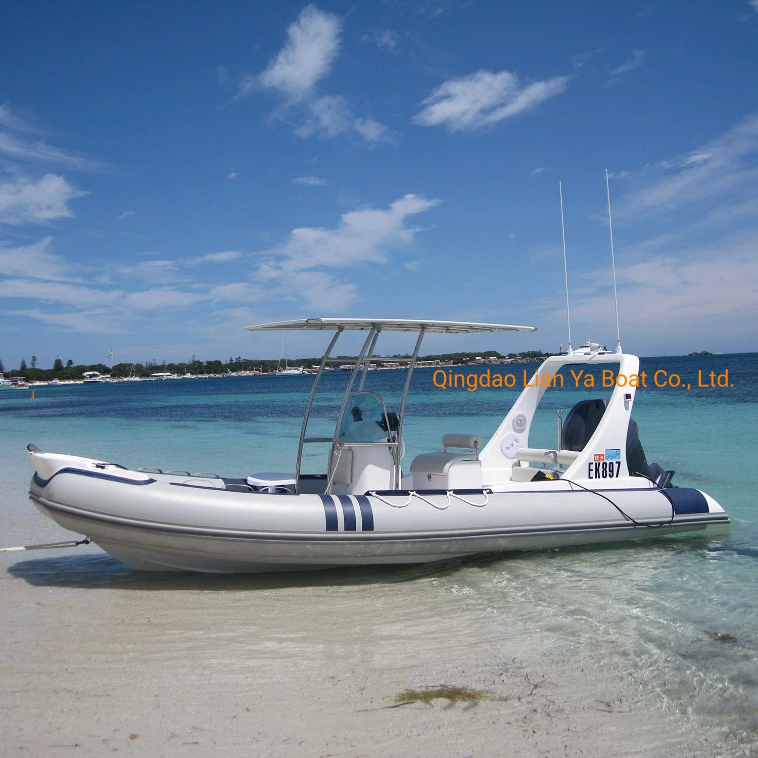 Liya 20ft Rib Inflatable Boat Made in China with Motor for Sale