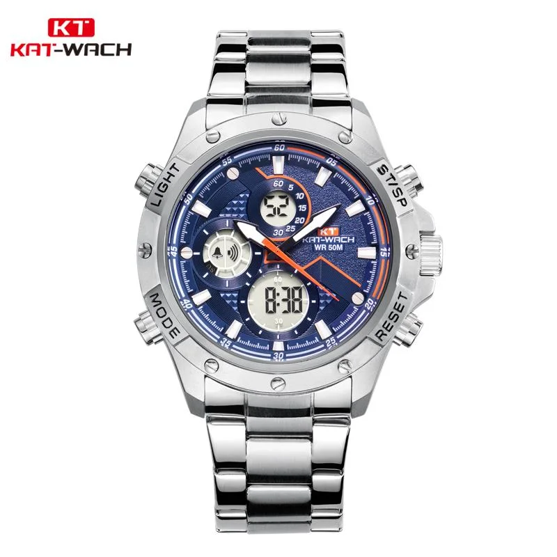 Stainless Steel Luxury Waterproof Quartz OEM Brand Hands Wristwatches Custom Logo Wrist Mens Watch