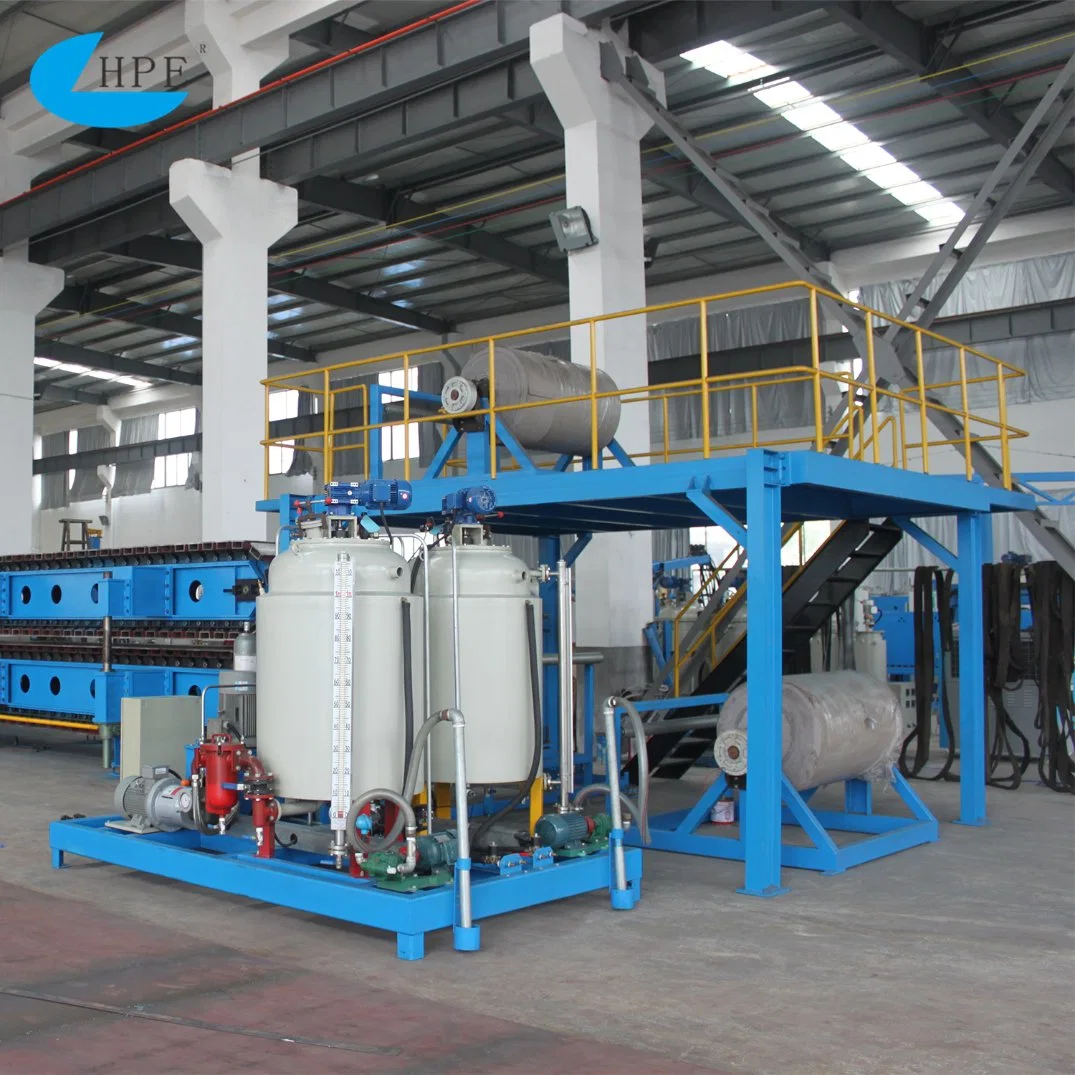 Base Plate Coating Sealing Polyurethane Panel Continuous Foaming Production Line