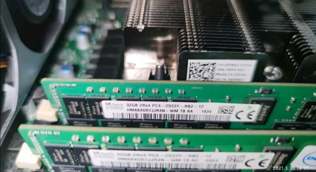 Module mémoire serveur de qualité Super P00924-B21 Hpe 32 Go (1X32Go) Dual Rank X4 DDR4-2933 enregistré Kit mémoire intelligente