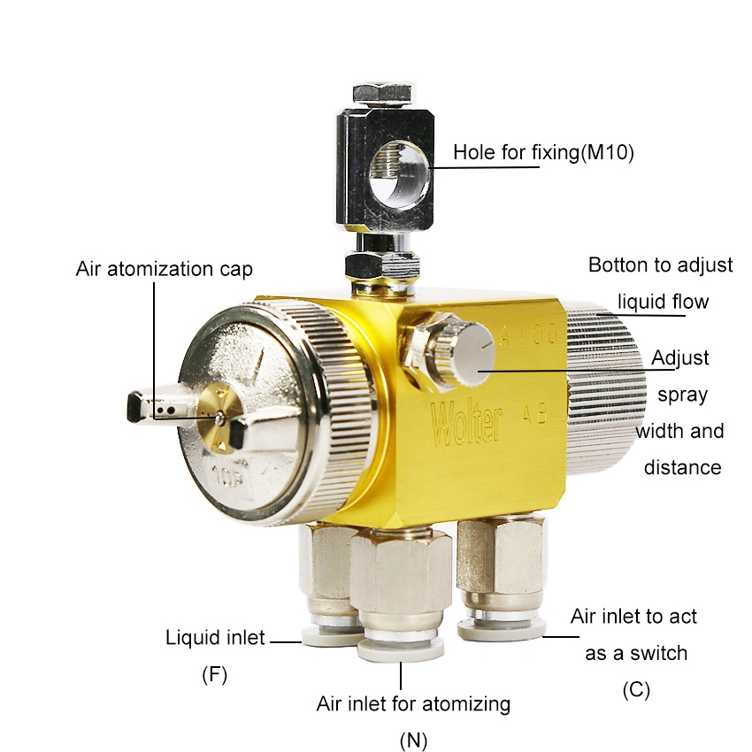 A100 pistolet de pulvérisation automatique buse de pulvérisation automatique