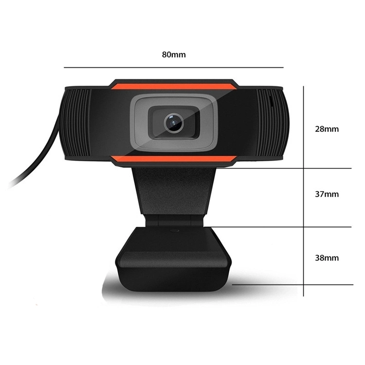 720p P 1MP Auto Focus Computer Camera Webcams Built-in Sound-Absorbing USB Web Camera