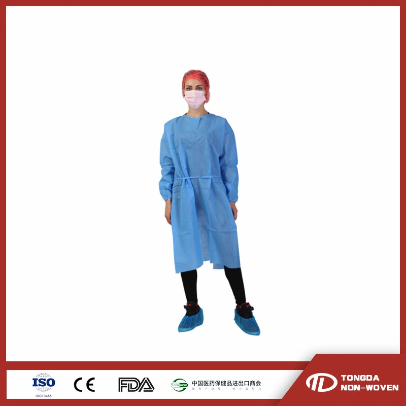 Factory Direct Price Hospital Gown Fabric Lab Medical Isolate Gown Medical Isolate Gown Medical