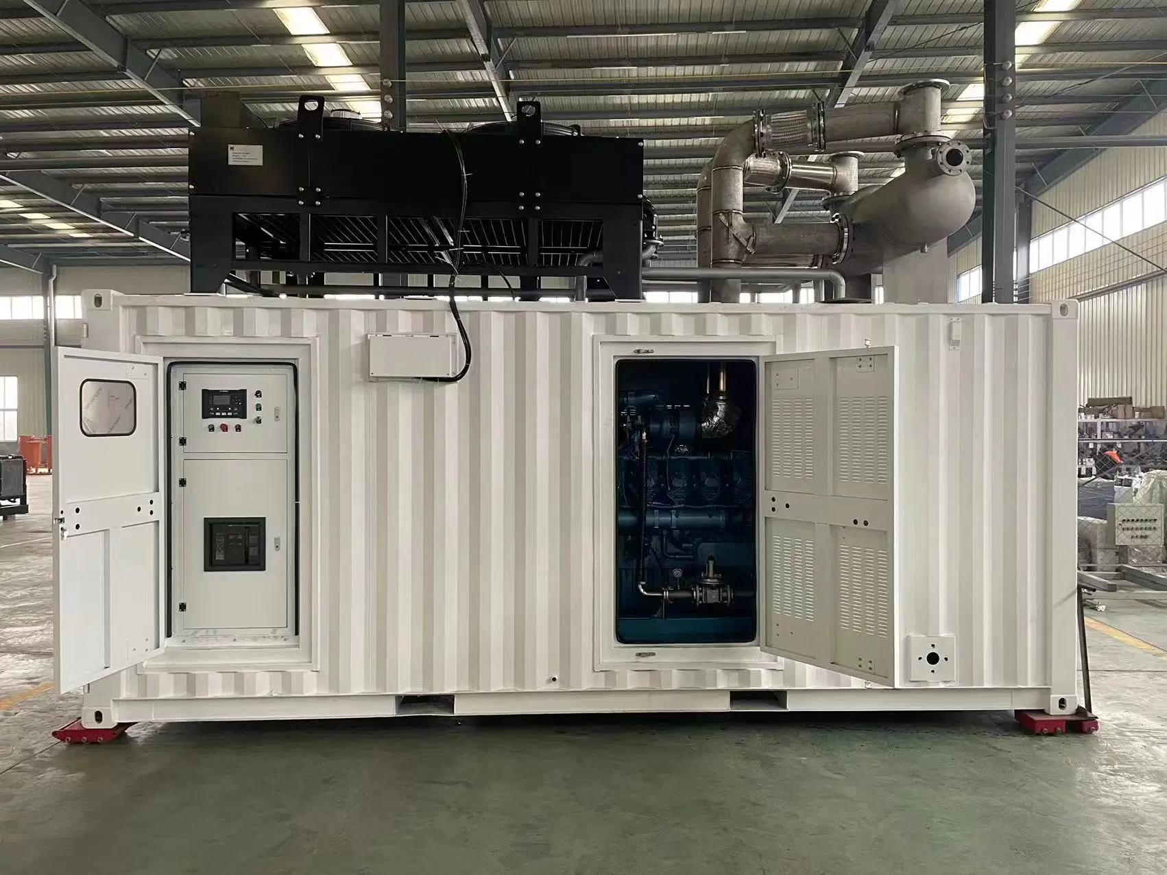 350kw 400kw 500kw 600kw 700kw 800kw 1000kw 1400kw Biogas/Natural Gas/LPG/LNG/CNG Gas Generator with Baudouin Engine