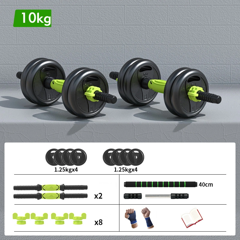 Cheap Gym Adjustable Dumbbell Set Plastic Cement Dumbbell Equipment