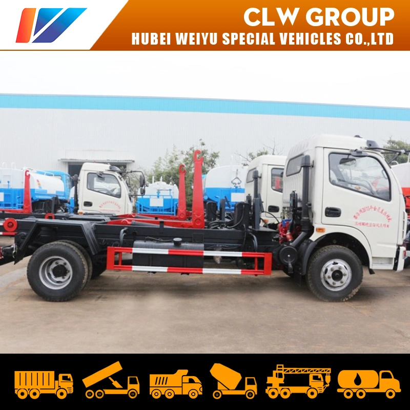 Dongfeng 8m3 Hook Lift Garbage Truck with Detachable Hopper