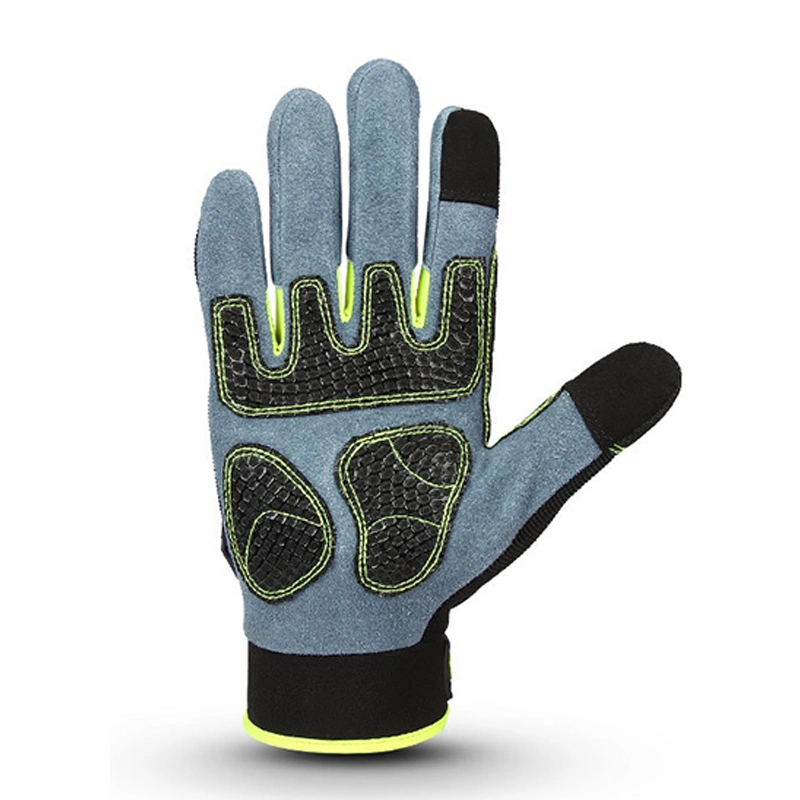 Fabricant de gros doigt plein cuir personnalisé Ride Racing Sports Gants de protection de l'écran tactile