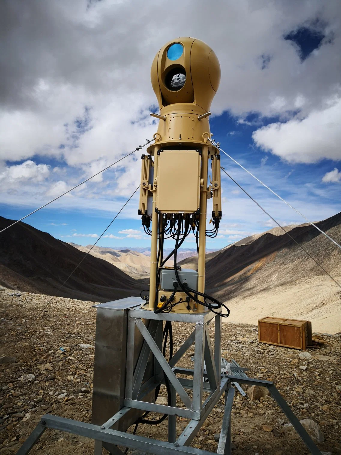 Perimeter Radar Video Alarm System für Perimeter Security Protection mit Personen- und Fahrzeugdetektor