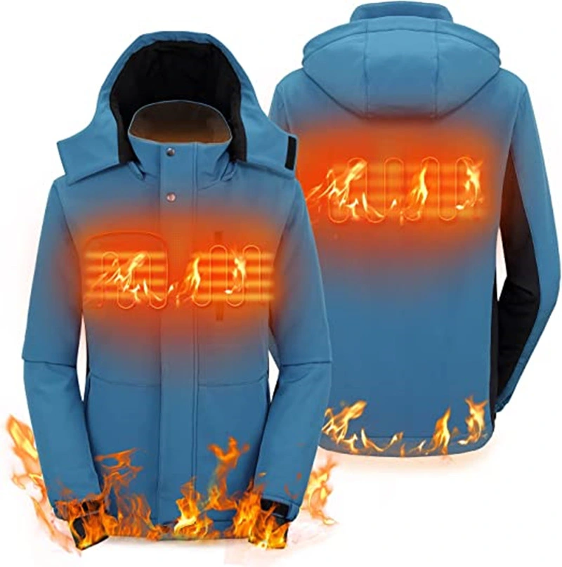 Wholesale/Supplier USB Electricity Heated Winter Ski Coats Heating Safety Heated Jacket