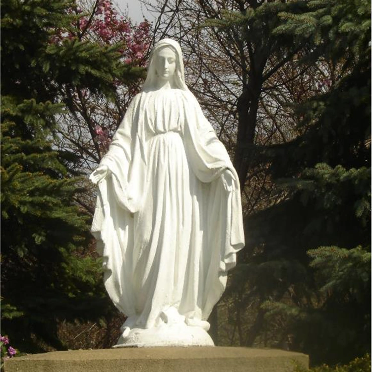 La decoración al aire libre Arte Diseño de tamaño de la vida María estatua la estatua de mármol Precio