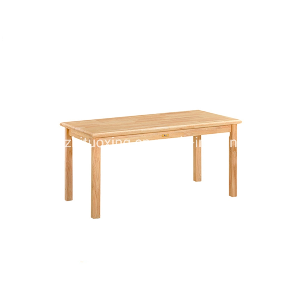 Best Star Children Rectangle Solid Wood Kids Table, , Children School Furniture, Preschool and Nursery Study Table, Kindergarten Classroom Student Table