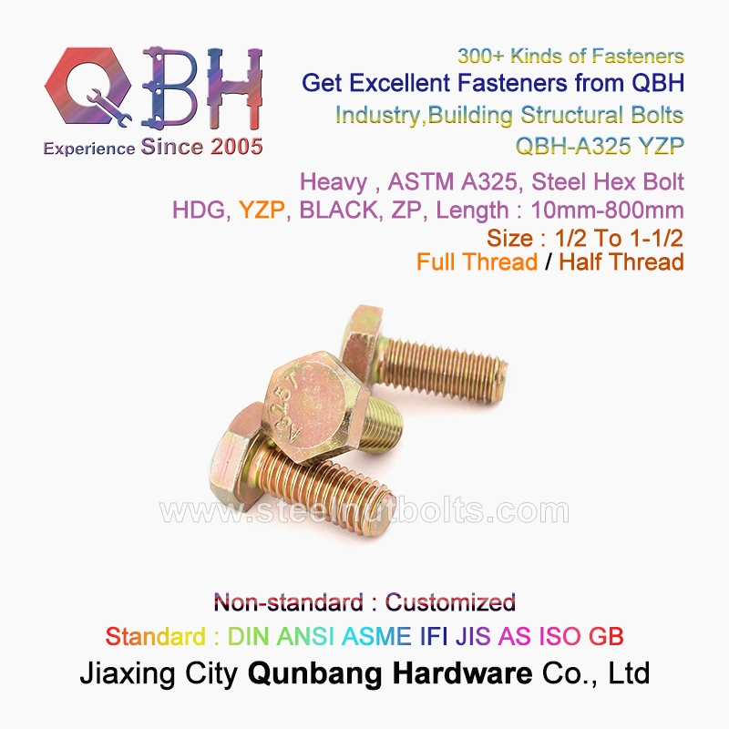 Qbh ASTM A325 A325m F3125/F3125m Industry Building Steel Structure Structural Joints Mating I-Beams Scaffolding Heavy Duty Hexagonal Hexagon Hex Nut