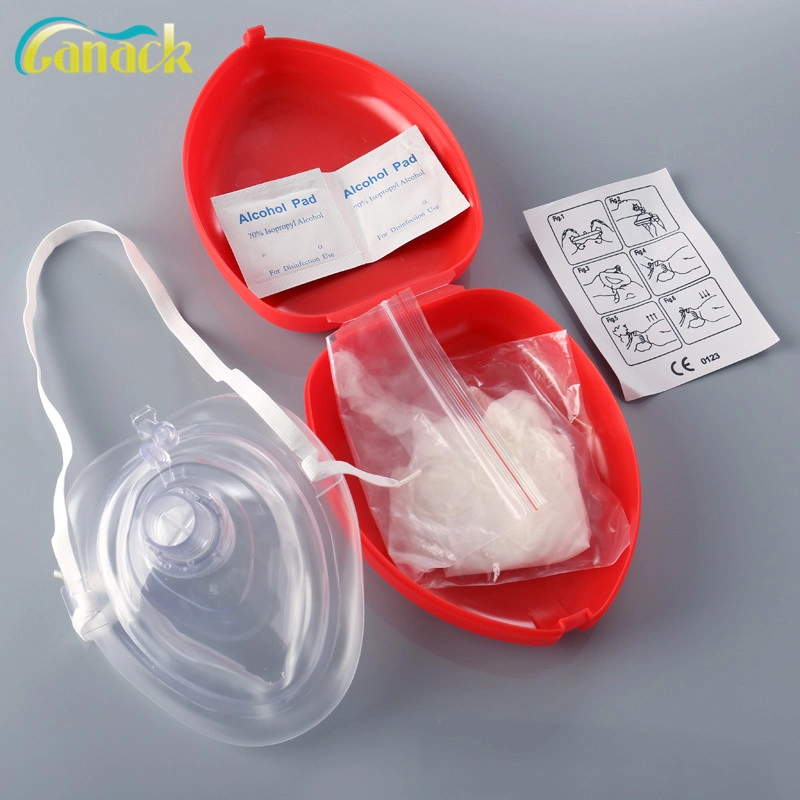 PVC Material CPR Face Mask Case for Adult