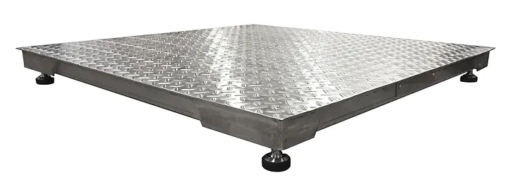 Fully Stainless Steel Floor Scale Platform for Heavy Wash-Down Application