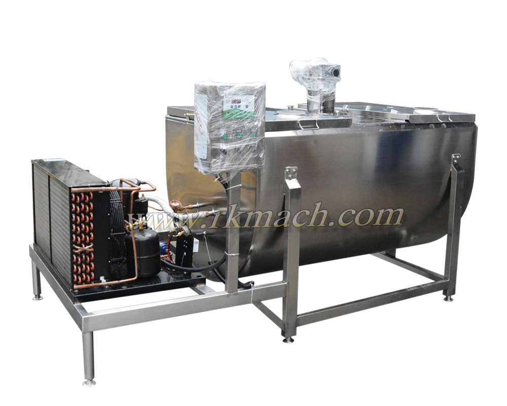 2500L Direct Expansion Milk Storage Cooling Tank Cooling Tank (U type open top milk cooler)