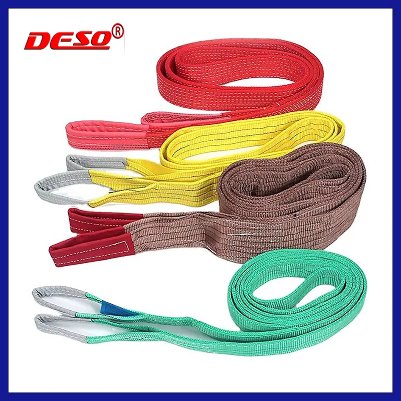 4: 1, 5: 1, 6: 1, 7: 1 Lifting Polyester Safety Belt Flat Webbing Sling