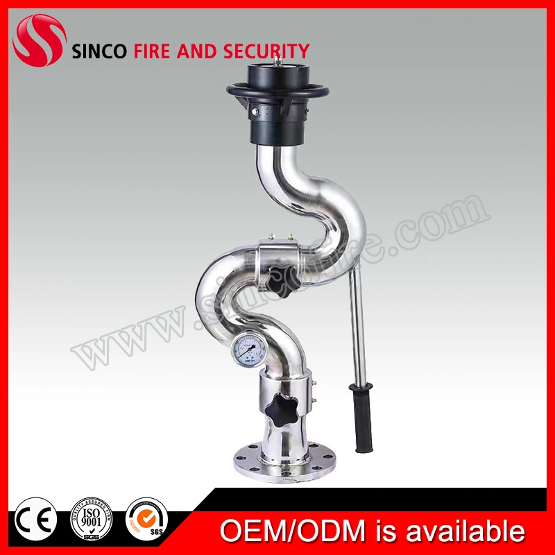 Manual Fire Fighting Aluminum Water Cannon with Handle Control