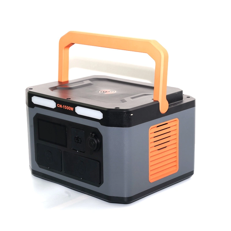 Portable Power Station 1500W Solar Generator for Outdoor Hiking