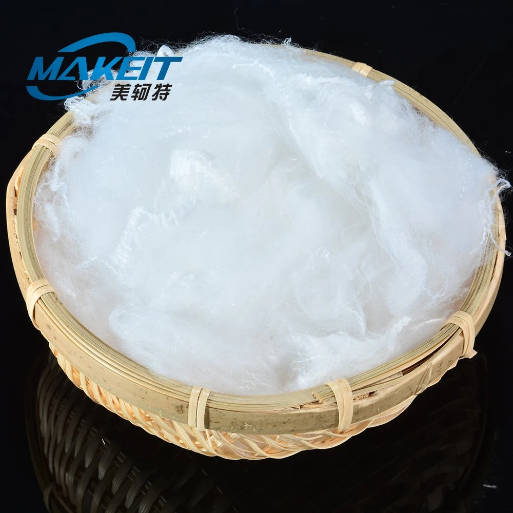 Down-Like Polyester Staple Fiber for Wadding and Soft Polyfill Bedding Material