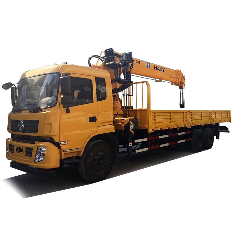 China Made 12 Ton Hydraulic Truck Crane Mounted Lifting