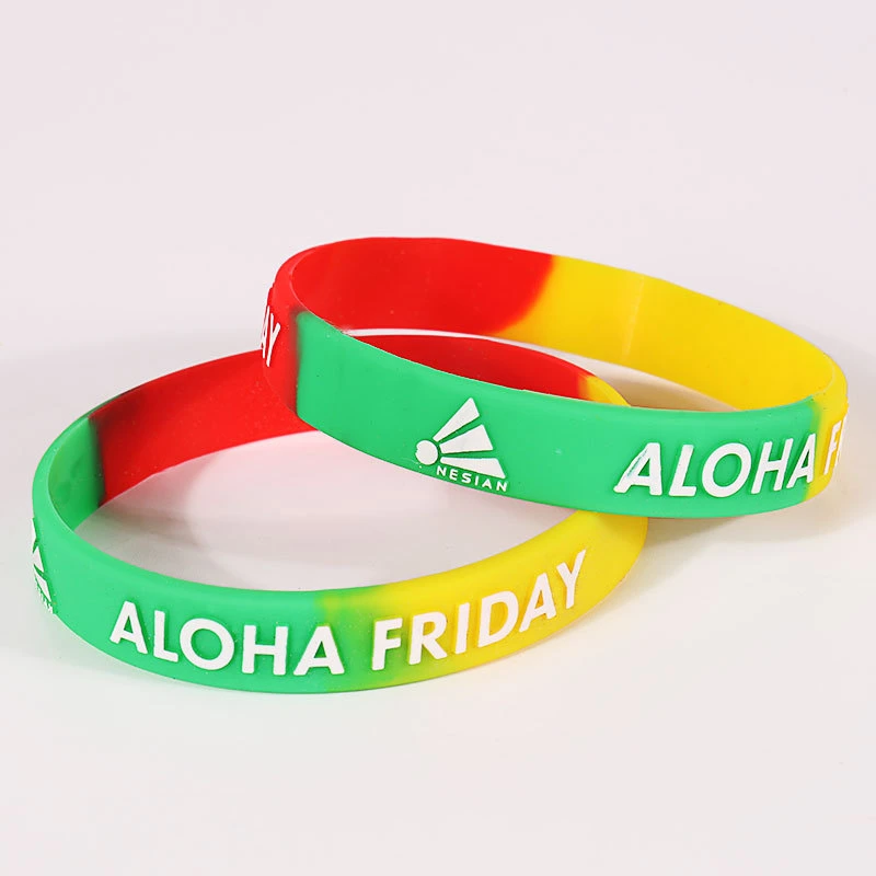 Newest Style Wristband Personalized Multi-Color Silicone Bracelet Fashion Silicone Wrist Bands