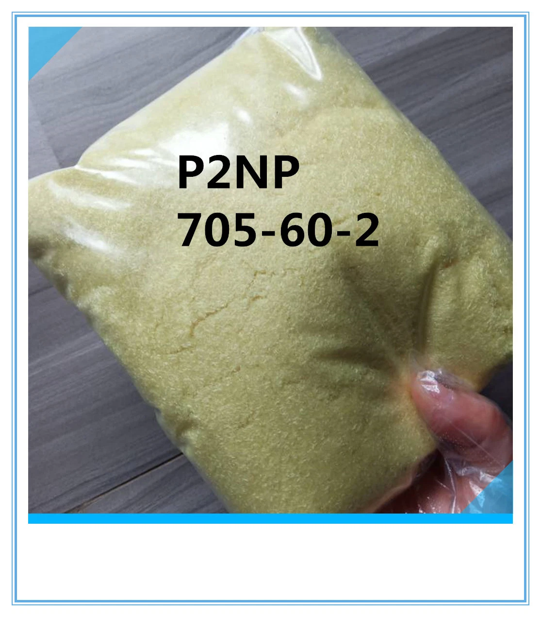 Los productos químicos de un 99% P2NP/1-fenil-2-Nitropropene CAS 705-60-2 amarillo cristalino en stock