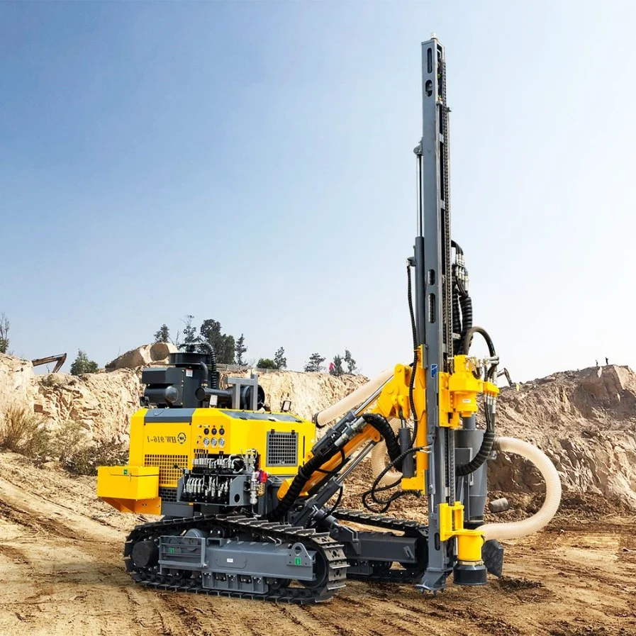 DTH Integrated Automatic Hydraulic Crawler Mine Drilling Rig