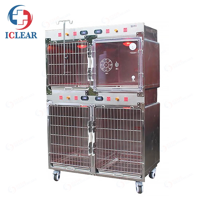 High quality/High cost performance  Full-Featured Animal Medical Monitoring Cabin/Pet ICU Cage