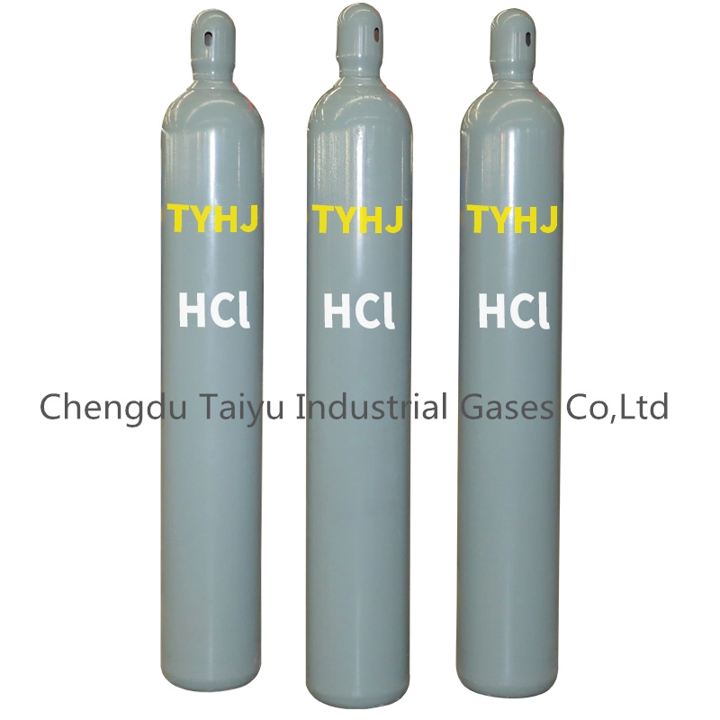 China Supplier 99.999% Purity Hydrogen Chloride HCl Gas for Electroplated Metals