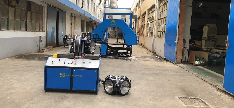 315 HDPE Workshop Fitting Welding Machine/ HDPE Pipe Band Saw/ HDPE Pipe Cutting Machine/Elbow Cross Tee Fabricating Machine