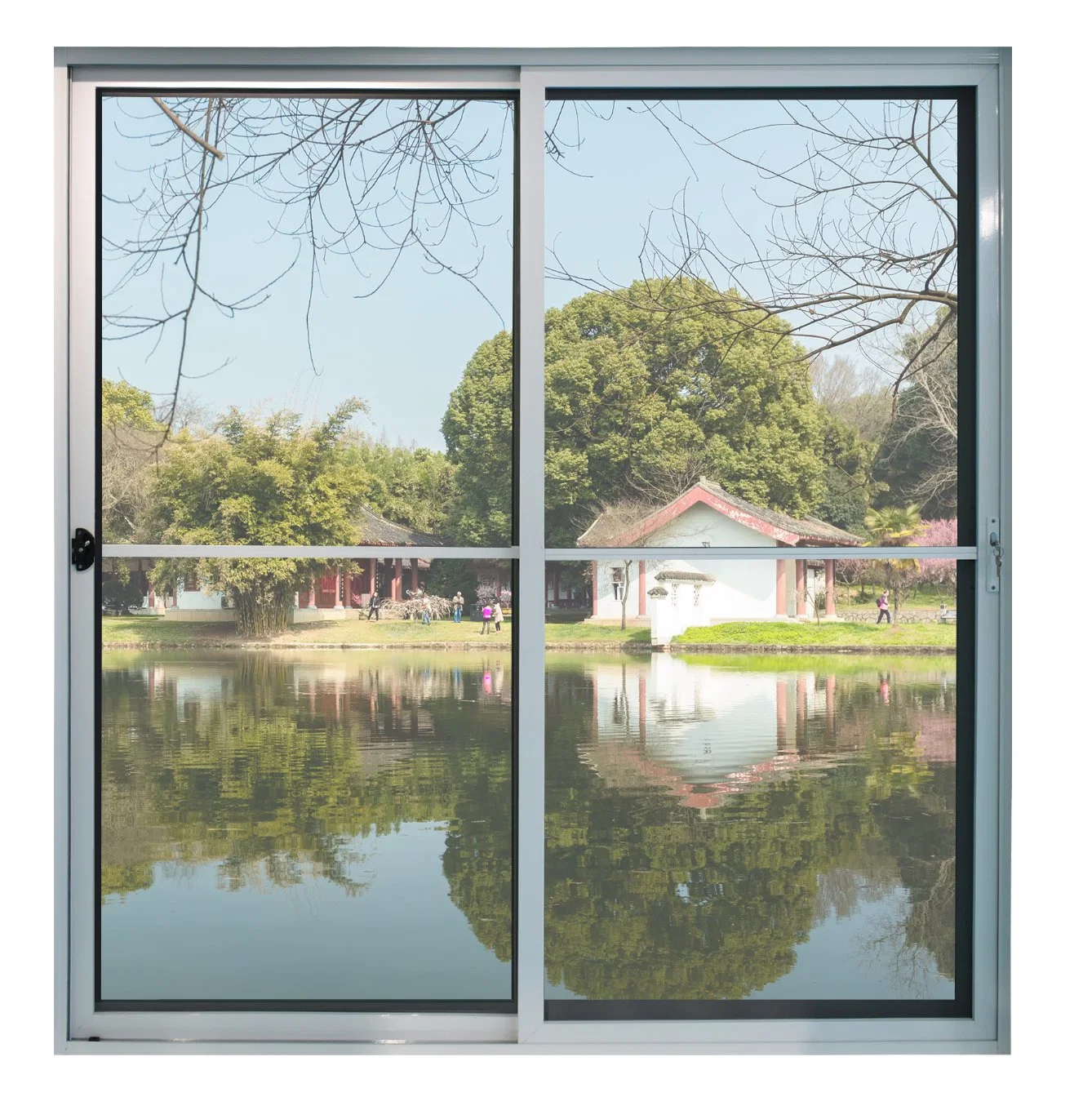 Tinted Glass Hurricane Impact Windows Wholesale/Supplier UPVC Aluminum Window