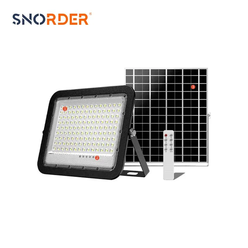 Großhandel/Lieferant 100W schwarze Solar-Flutlicht-LED 10W Solar-Panel IP65 Wasserdicht