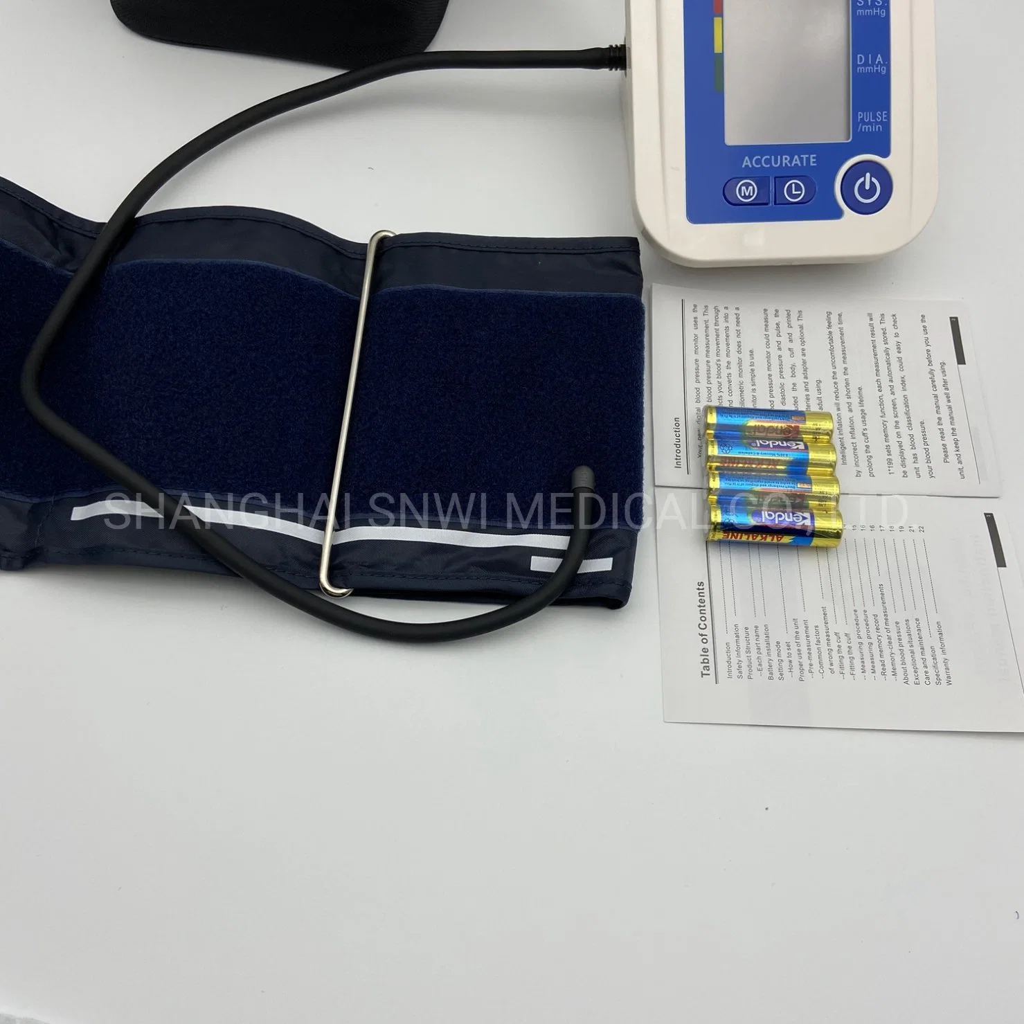 Disposable Factory Medical Supply Hospital Digital Upper Arm Blood Pressure Meter