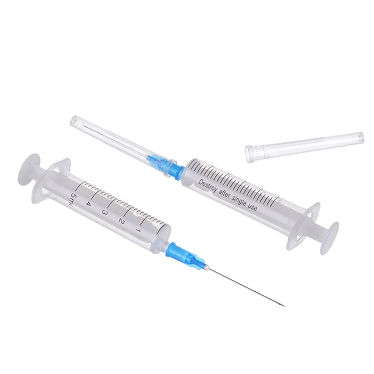 Two Parts Disposable Medical Syringes 2ml, 3ml, 5ml, 10ml, 20ml