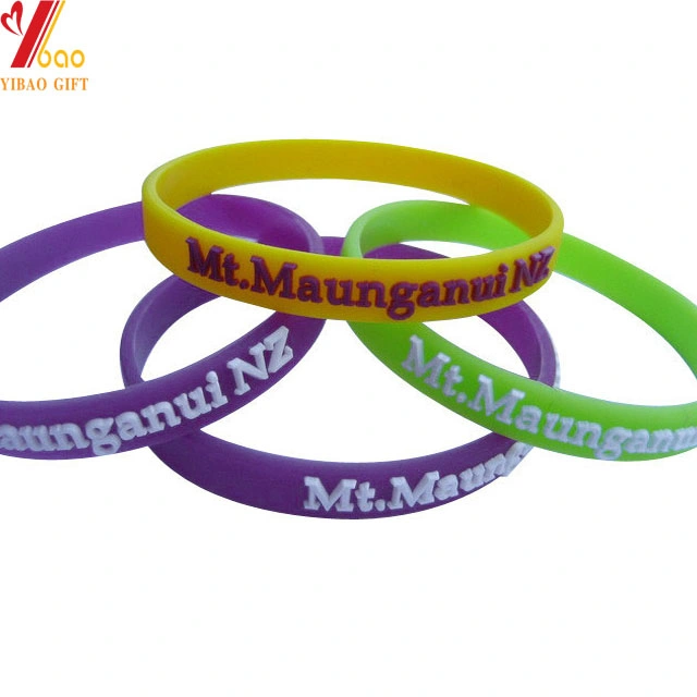 Cheap Custom Printing Logo Silicon Wristband with Cstomized Logo