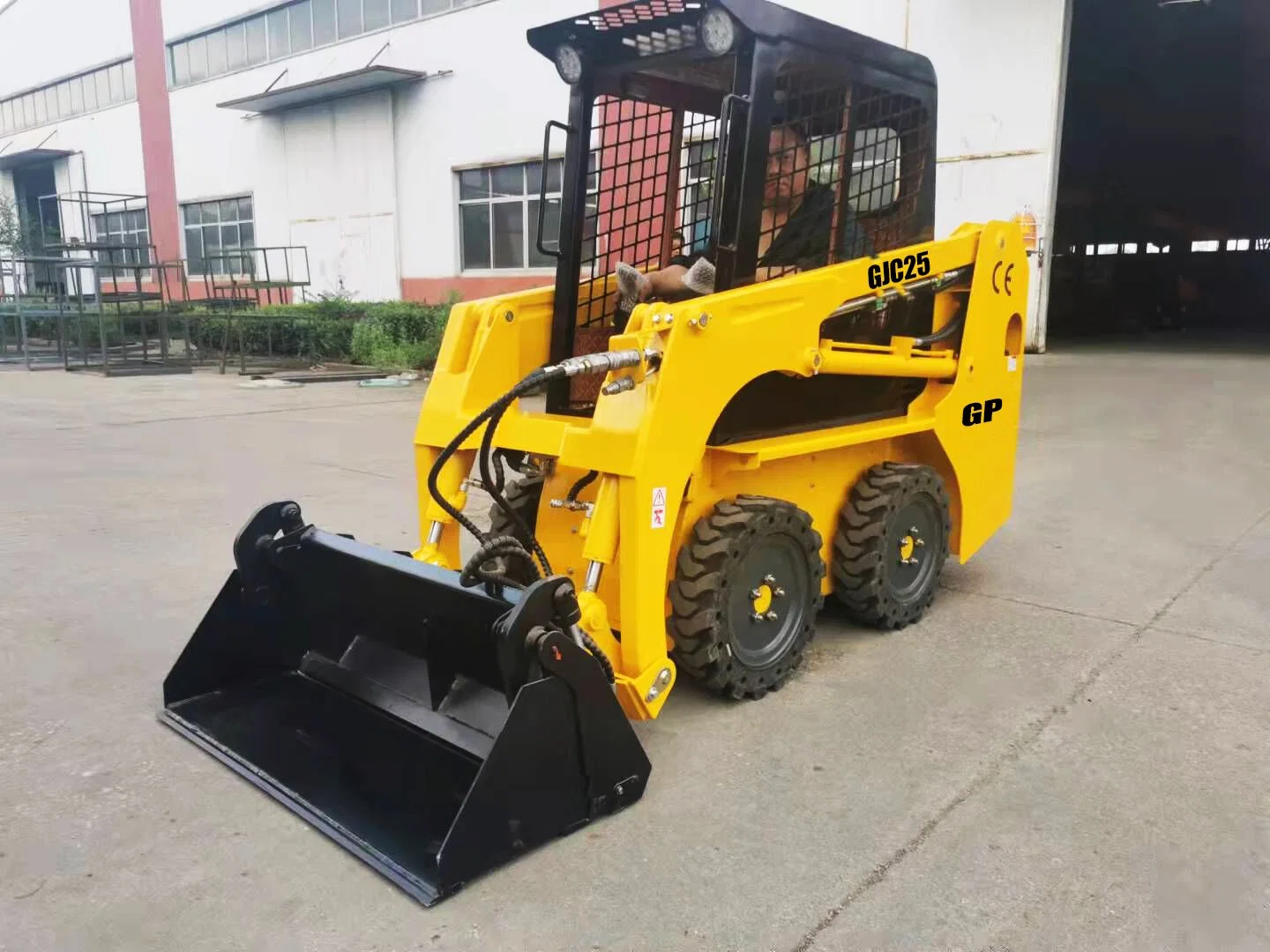 Mini Joystick Loader 500kg 700kg 1050kg 1500kg Wheel Skid Steer Loader with Attachments