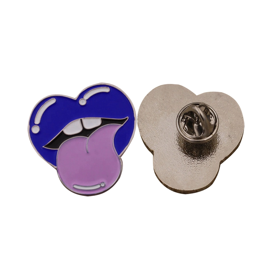 Custom Imitation Hard Enamel Metal Irregular Shape Glossy Good Quality Lapel Pin Badge