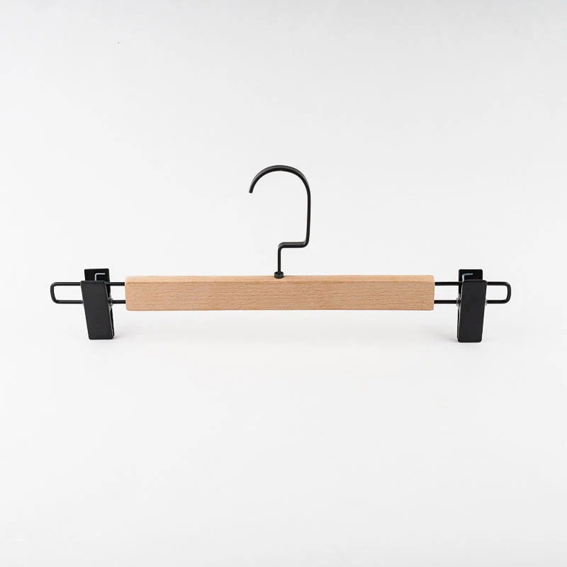 Wooden Hangers and Racks with Clips for Underwear