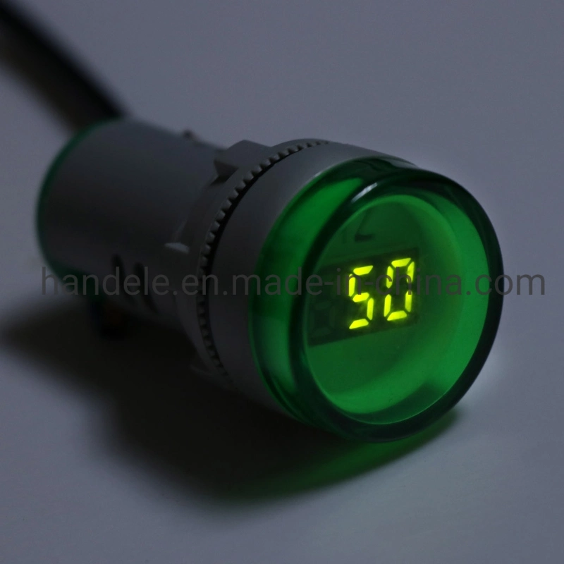 22 mm LED Digital Display Electricity Hz Frequency Indicator Light